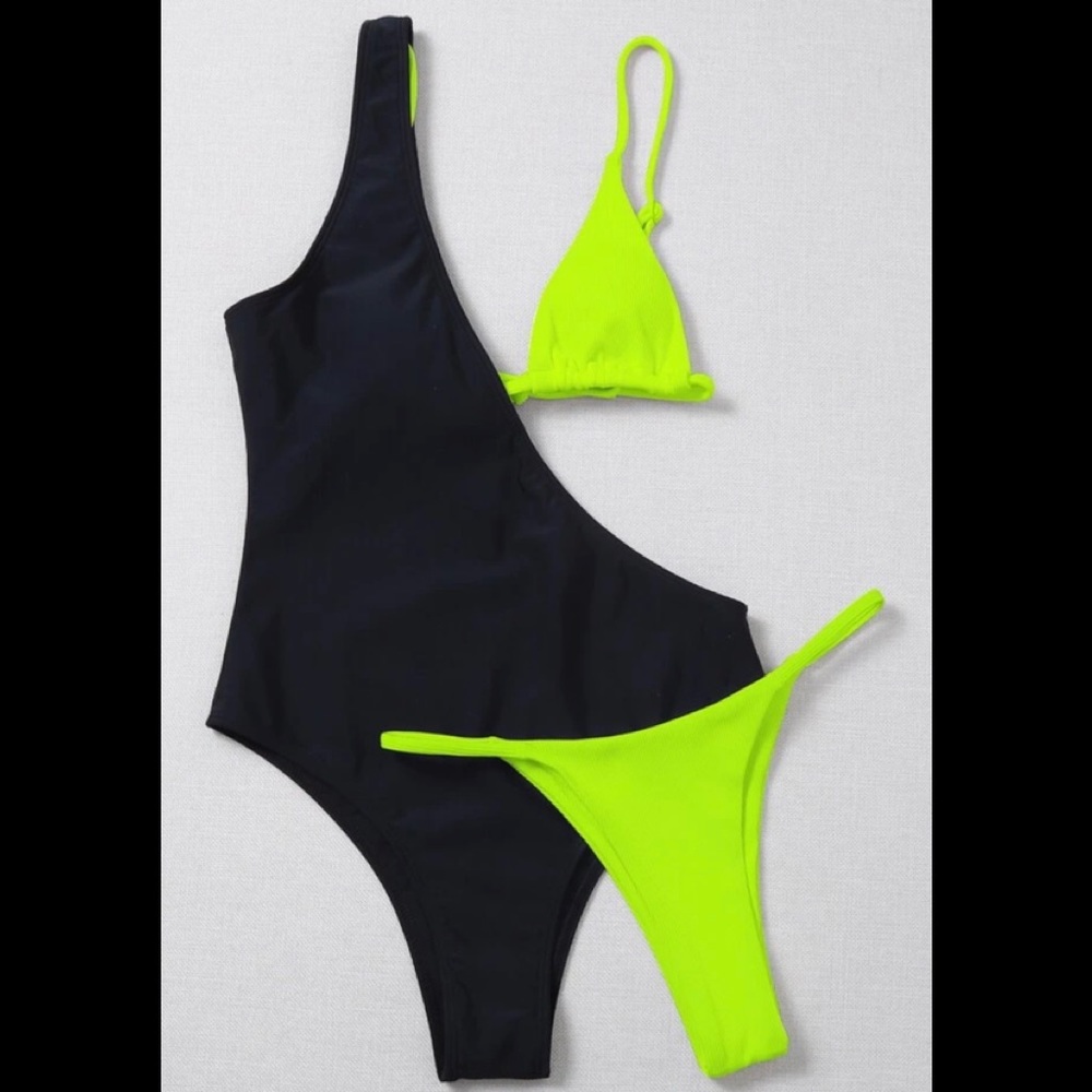 3 piece bathing suit